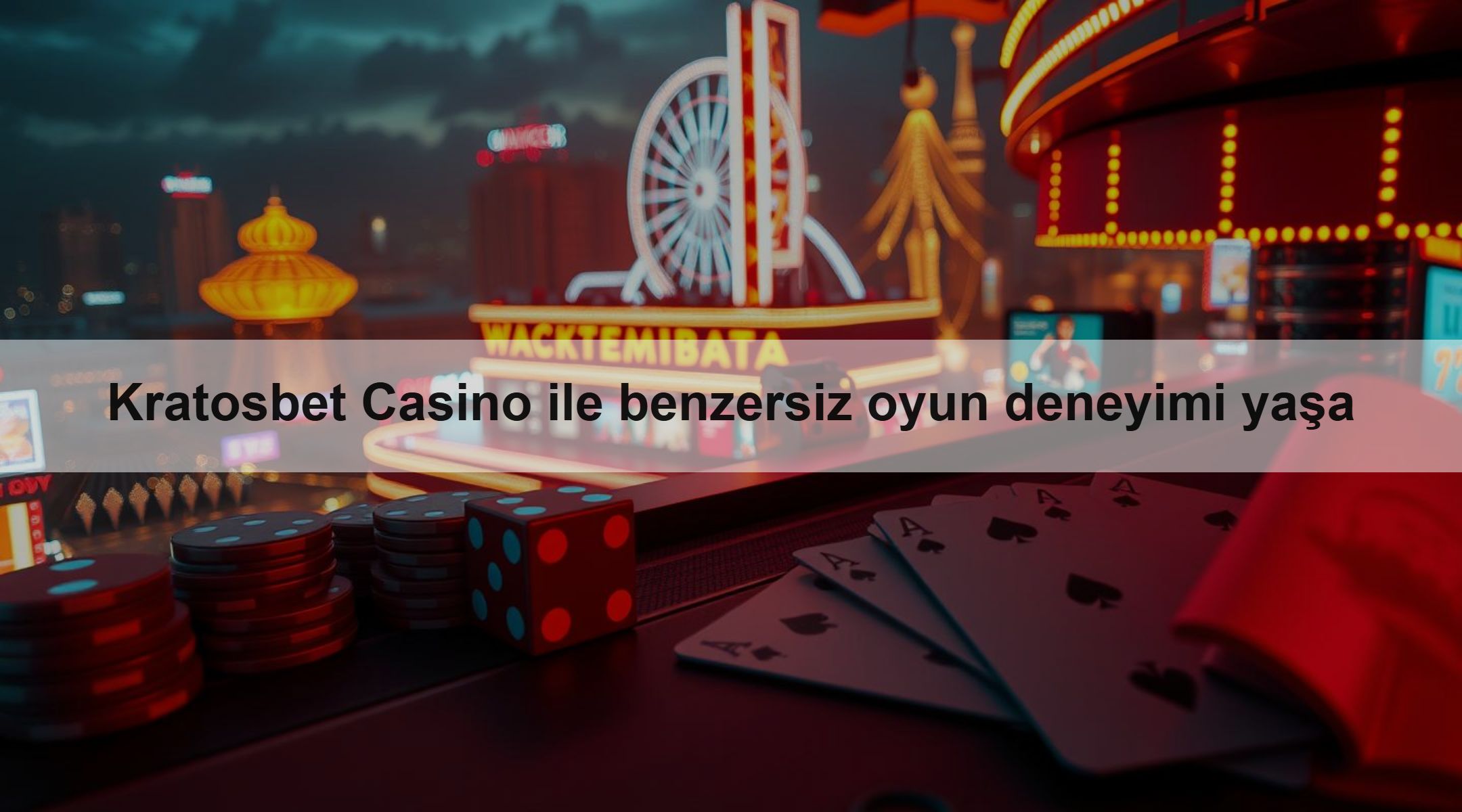 Kratosbet Casino ile benzersiz oyun deneyimi yaşa