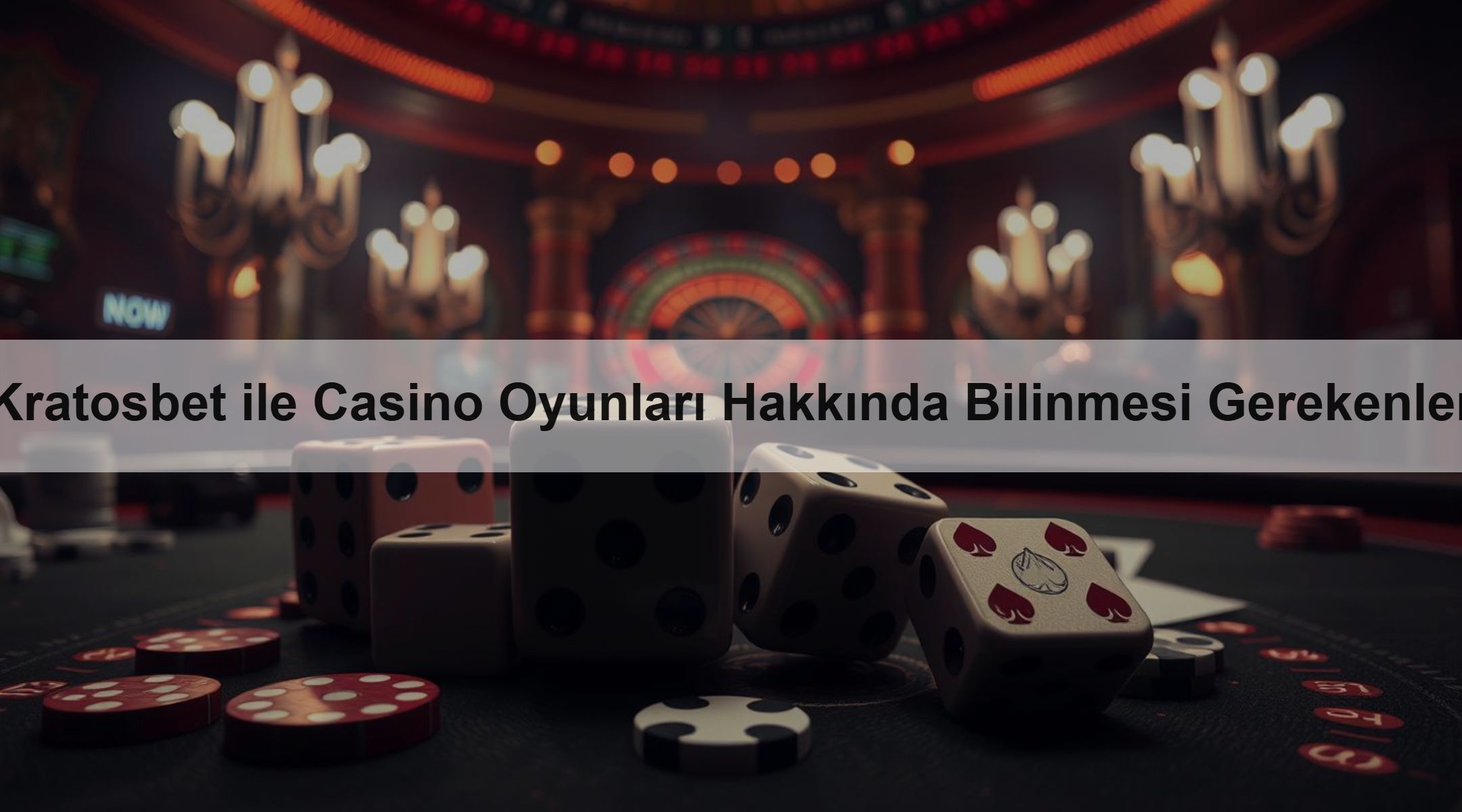 Kratosbet ile Casino Oyunları Hakkında Bilinmesi Gerekenler